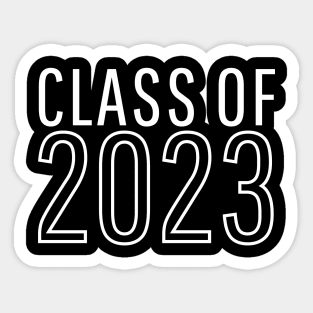 Class Of 2023. Senior 2023 Back to School Gift Idea Sticker